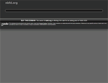 Tablet Screenshot of nbfd.org